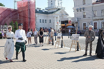Интерактивная площадка "Минск губернский" работала в Верхнем городе