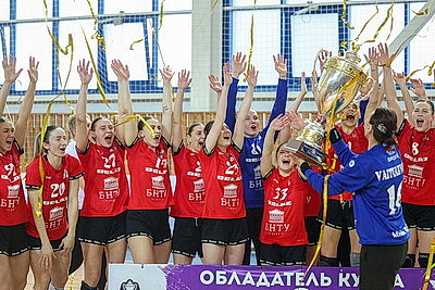Гандболистки "БНТУ-БелАЗа" в 19-й раз выиграли Кубок Беларуси