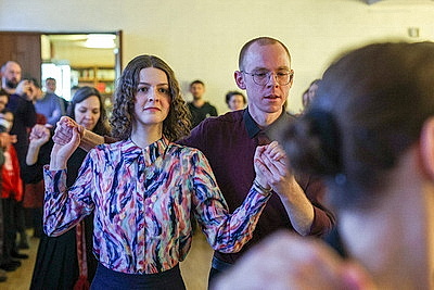 Вечер традиционных танцев состоялся в музее истории белорусской литературы в Минске