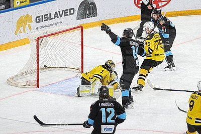 Минское "Динамо" на домашней арене обыграло "Северсталь" в КХЛ