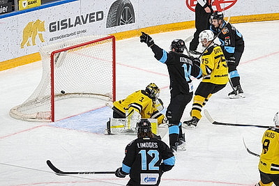 Минское "Динамо" на домашней арене обыграло "Северсталь" в КХЛ