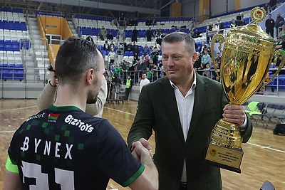 Спортсмены "Столицы" в третий раз выиграли Кубок Беларуси по мини-футболу