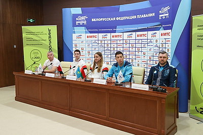 Пресс-конференция и тренировка накануне открытого чемпионата по плаванию прошла в Минске