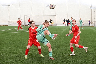 Сборная России WU-16 одержала победу над сборной Беларуси в турнире развития УЕФА