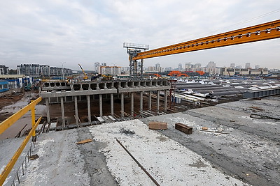 Строительство путепровода Колесникова-Тимирязева в Минске вышло на завершающий этап