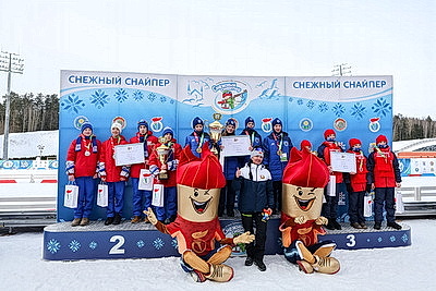 Представители Минска заняли первое место в медальном зачете "Снежного снайпера"