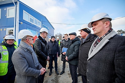 Кухарев посетил строительную площадку "Газпром центра" и нового корпуса 6-й ГКБ