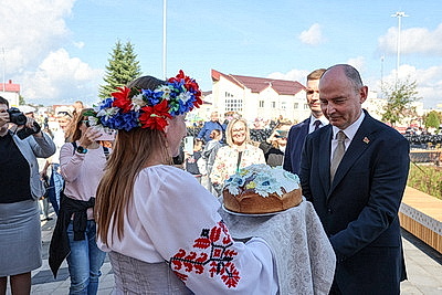 Праздник тружеников села. В Дзержинске проходят областные "Дажынкі"