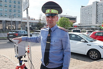 ГАИ Минска тестирует комплекс "СКАТ" для контроля скорости средств персональной мобильности