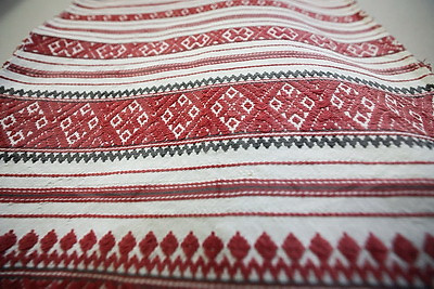 Коллекцию рушников показали гостям Большого театра на Вечере белорусской культуры