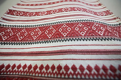 Коллекцию рушников показали гостям Большого театра на Вечере белорусской культуры