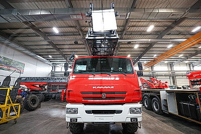 Мобильные госпитали и автолестницы. Что нового презентует крупный белорусский производитель пожарной техники