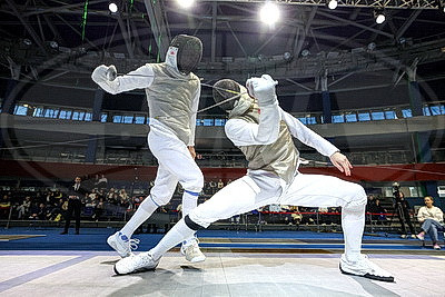 Первые призеры чемпионата Союзного государства по фехтованию определились в Минске