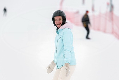 Горнолыжный спуск начал работать в парке "Коробчицкий Олимп" вблизи Гродно