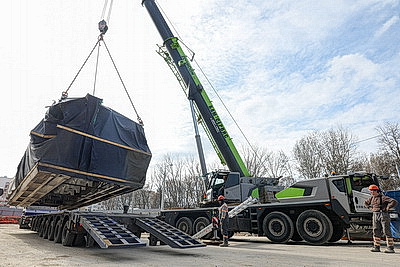 Tоннелепроходческий механизированный комплекс "Мария" доставлен в Минск из КНР
