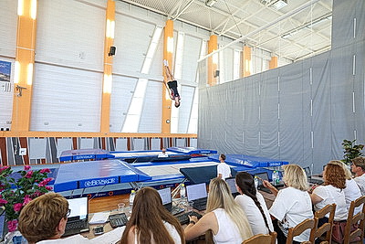 Кубок Беларуси по прыжкам на батуте стартовал в Витебске