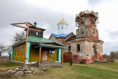 Восстановление памятника архитектуры конца XIX века продолжается в Бешенковичском районе