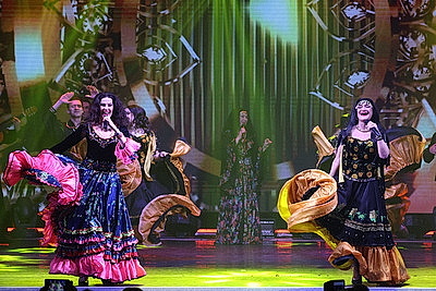 Сольный концерт коллектива "Аллюр" прошел на сцене Молодежного театра эстрады