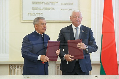 Брестская область и Татарстан подписали двухлетний план мероприятий по сотрудничеству