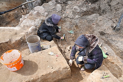 Захоронение конца XVI - начала XVII века обнаружено в центре Гродно