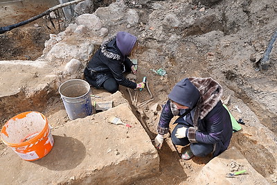 Захоронение конца XVI - начала XVII века обнаружено в центре Гродно