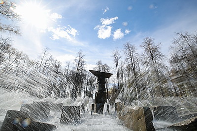 В Минске стартовал сезон фонтанов