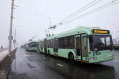 В Минске из-за повреждения контактной сети остановилось движение троллейбусов на многих маршрутах