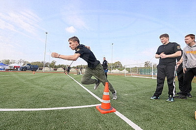 Медподготовка и ориентирование на местности. Воспитанники ВПК соревновались на смотре-конкурсе в Бресте