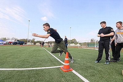 Медподготовка и ориентирование на местности. Воспитанники ВПК соревновались на смотре-конкурсе в Бресте