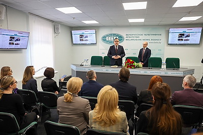 Коллективу БЕЛТА представили нового генерального директора