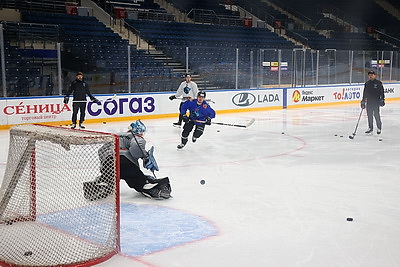 Открытую тренировку минского "Динамо" провели на "Минск-Арене"