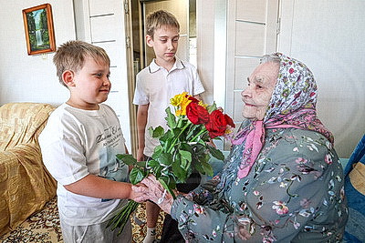 В Витебске поздравили Марию Катульскую со 100-летием