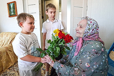 В Витебске поздравили Марию Катульскую со 100-летием
