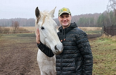 Супруги из Гомельского района разводят лошадей породы белорусская упряжная