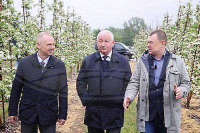 Пархомчик посетил фермерские хозяйства в Каменецком и Брестском районах