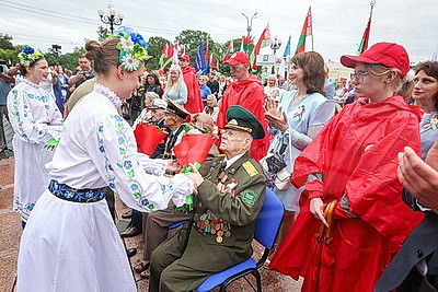 Празднование Дня Независимости в Гродно