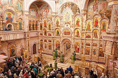 Православные верующие отметили Вербное воскресенье