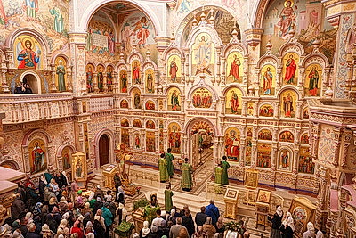 Православные верующие отметили Вербное воскресенье